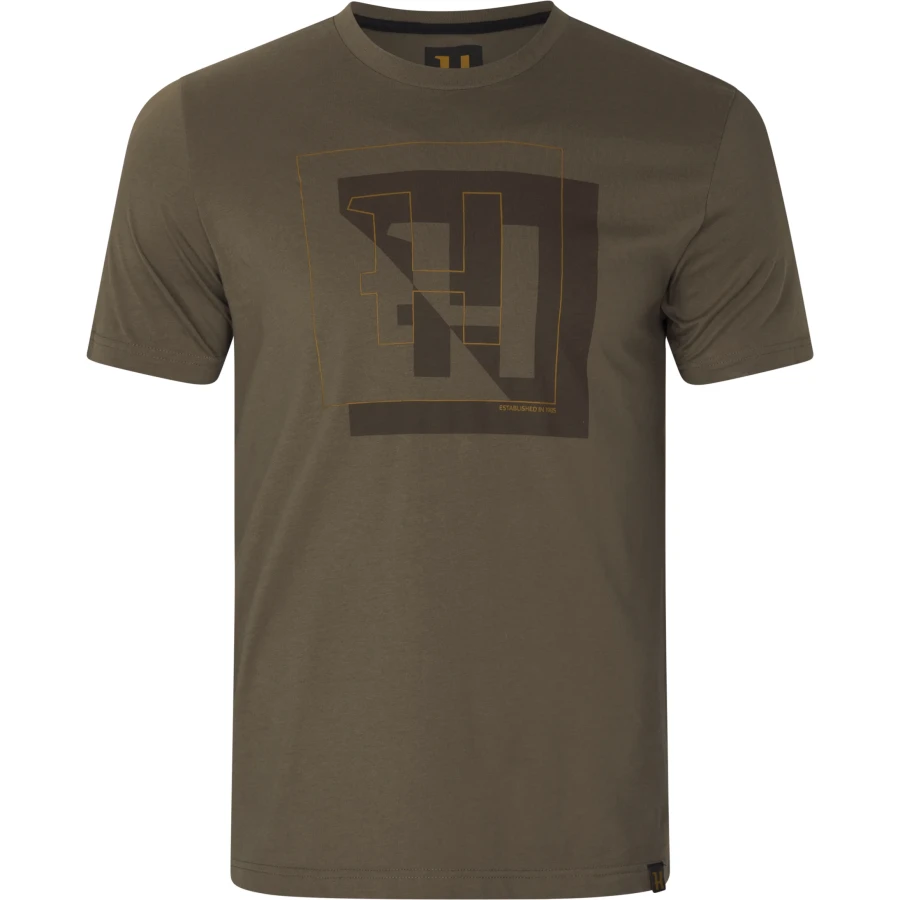 Harkila H-logo S/S T-shirt, kolor: Major Brown