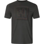 Harkila H-logo S/S T-shirt, kolor: Phantom