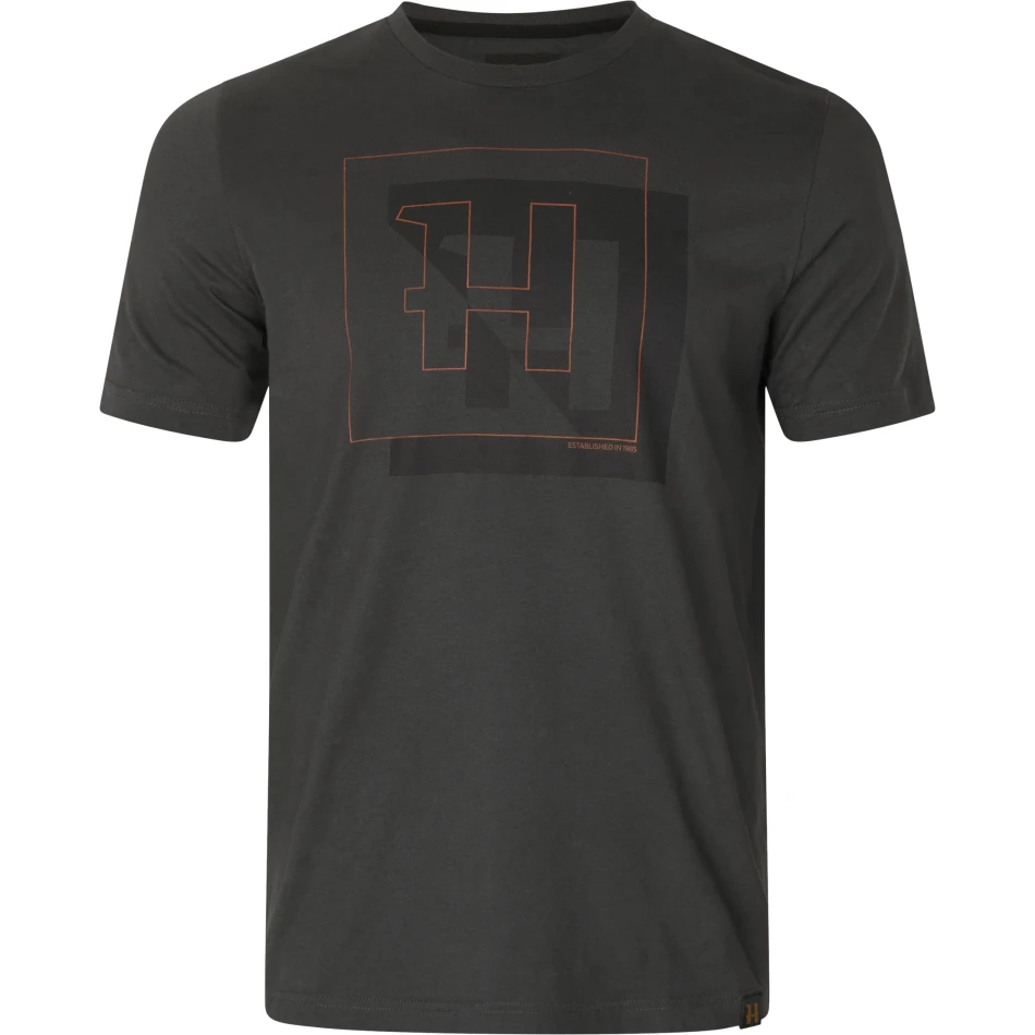 Harkila H-logo S/S T-shirt, kolor: Phantom