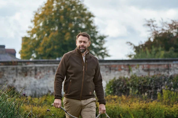 Harkila Sandhem Sherpa Fleece Jacket, kolor: Demitasse Brown