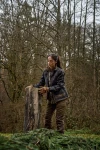 Harkila Kamko Fleece Jacket Women, kolor: Willow Green/Deep Well Purple