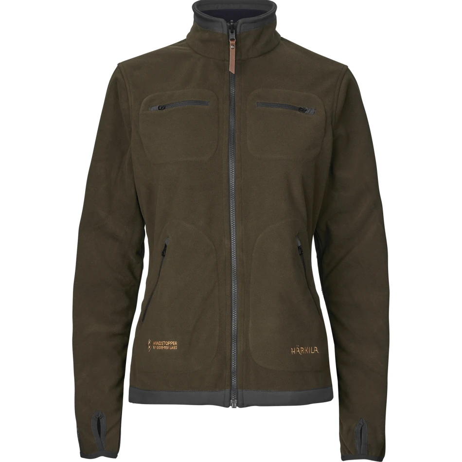 Harkila Kamko Fleece Jacket Women, kolor: Willow Green/Deep Well Purple