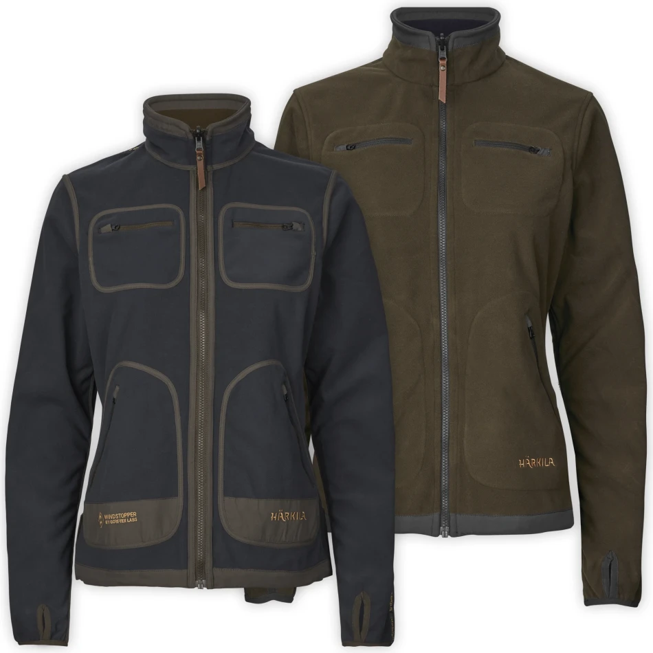 Harkila Kamko Fleece Jacket Women, kolor: Willow Green/Deep Well Purple