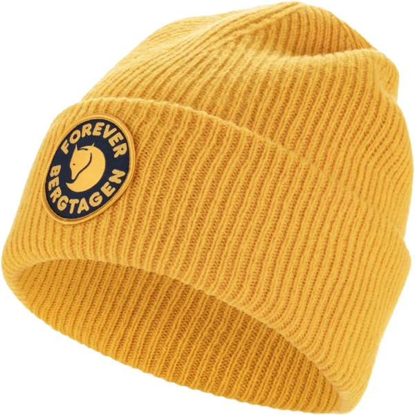 Fjallraven Bergtagen Wool Beanie, kolor: 161 - Mustard Yellow