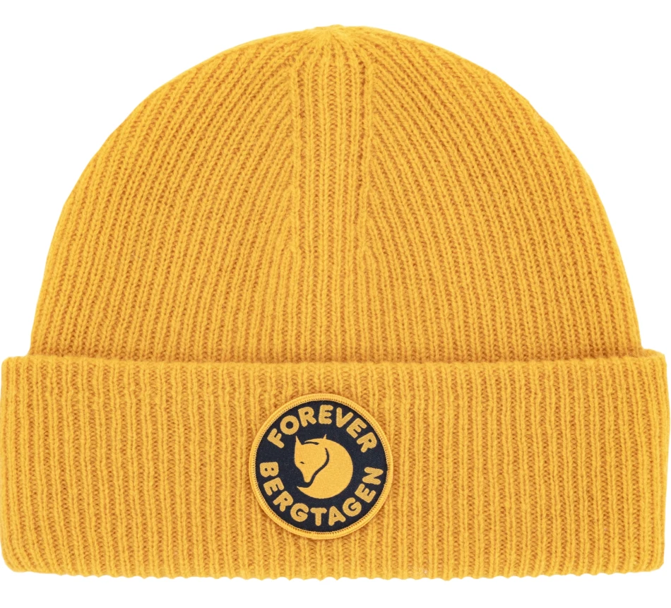 Fjallraven Bergtagen Wool Beanie, kolor: 161 - Mustard Yellow
