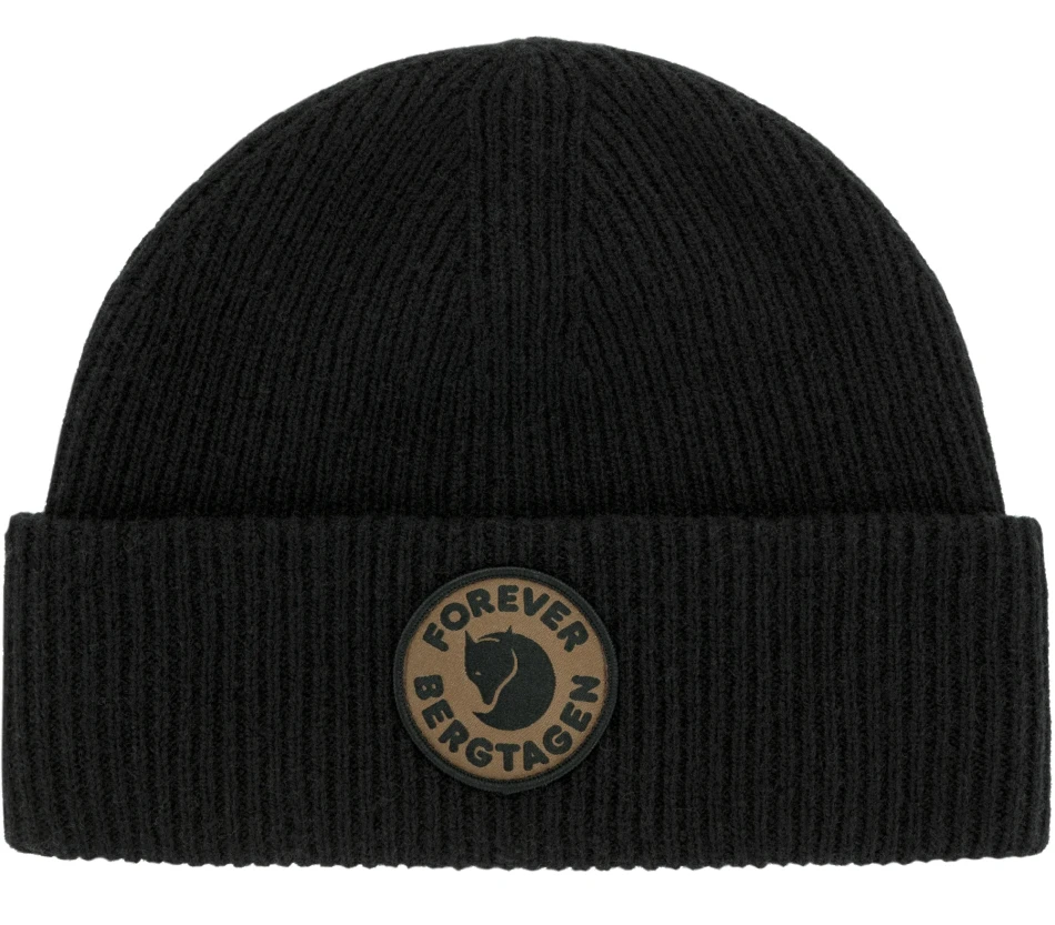 Fjallraven Bergtagen Wool Beanie, kolor: 550 - Black