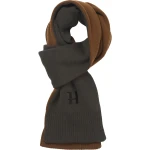 Harkila Reversible Scarf, kolor: Shadow Brown/Rustique Clay