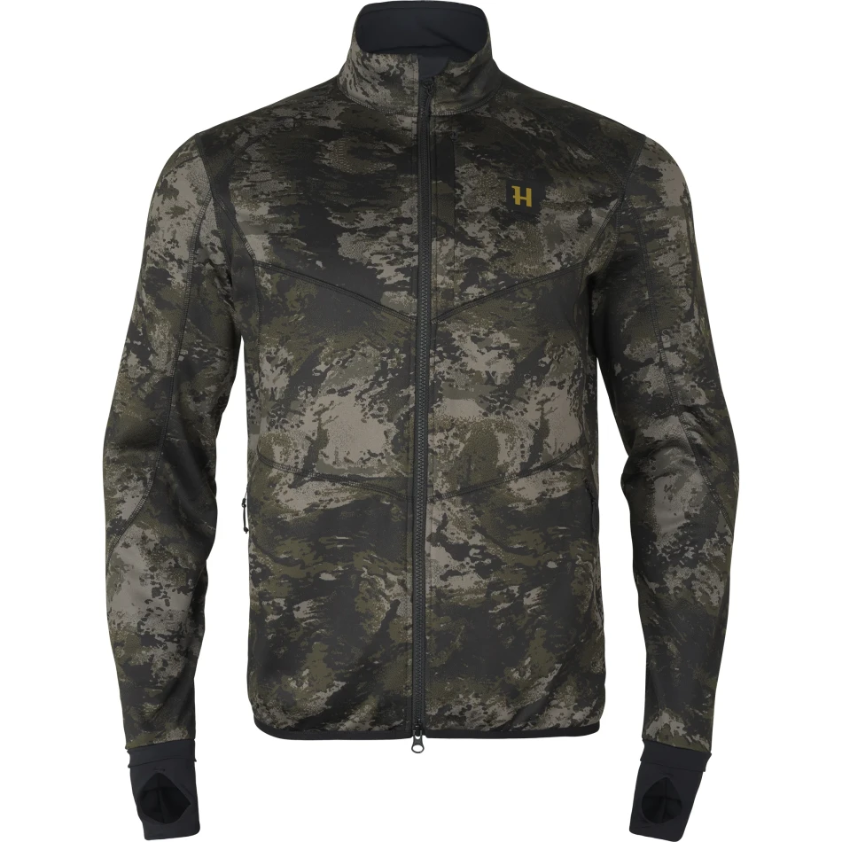 Harkila NOCTYX Camo Full Zip Fleece