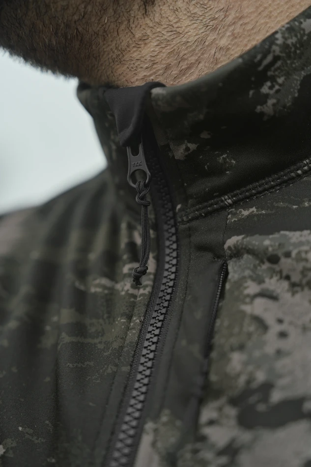 Harkila NOCTYX Camo Full Zip Fleece