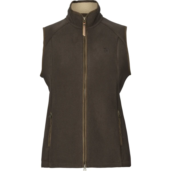Harkila Sandhem Sherpa Fleece Waistcoat W, kolor: Demitasse Brown