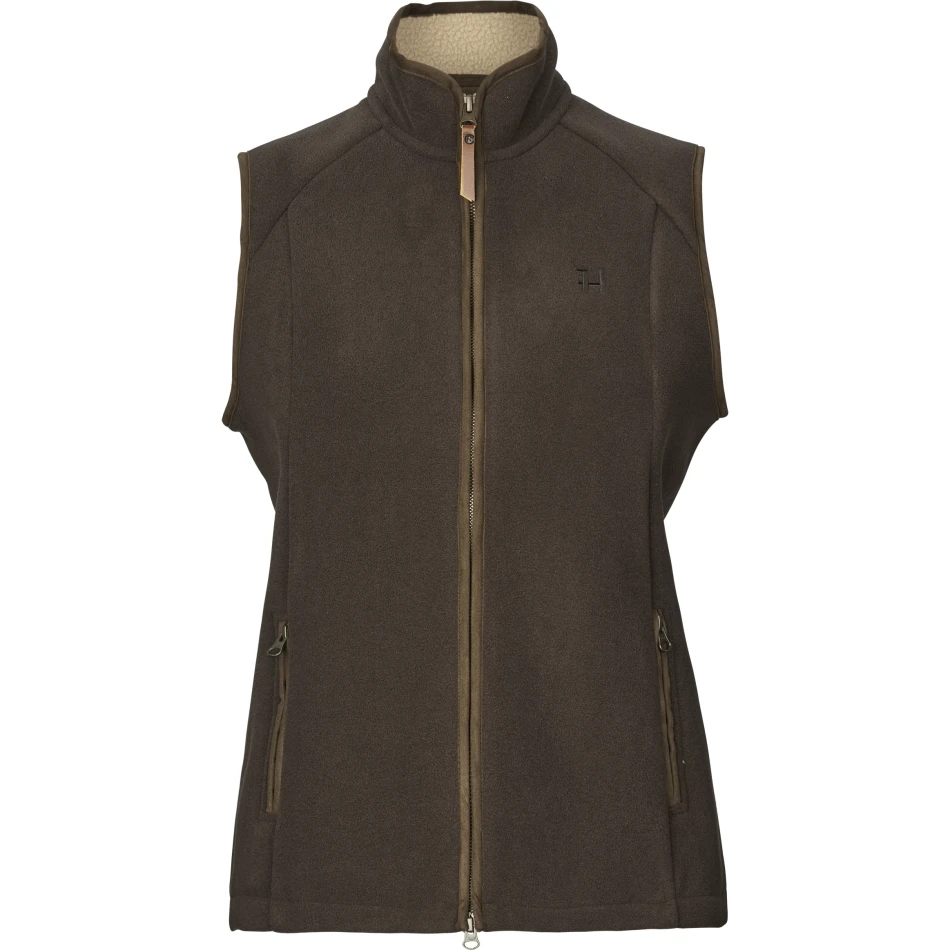 Harkila Sandhem Sherpa Fleece Waistcoat W, kolor: Demitasse Brown