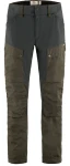 Fjallraven Keb Trousers, kolor: 633-030 - Dark Olive-Dark Grey, 1