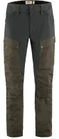Fjallraven Keb Trousers, kolor: 633-030 - Dark Olive-Dark Grey, 1