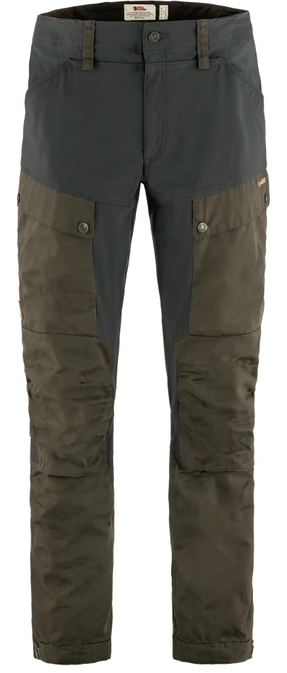 Fjallraven Keb Trousers, kolor: 633-030 - Dark Olive-Dark Grey, 1