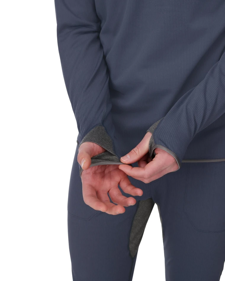 Ms Strata 200 Baselayer LS Crew, kolor: 1166 - Selvedge