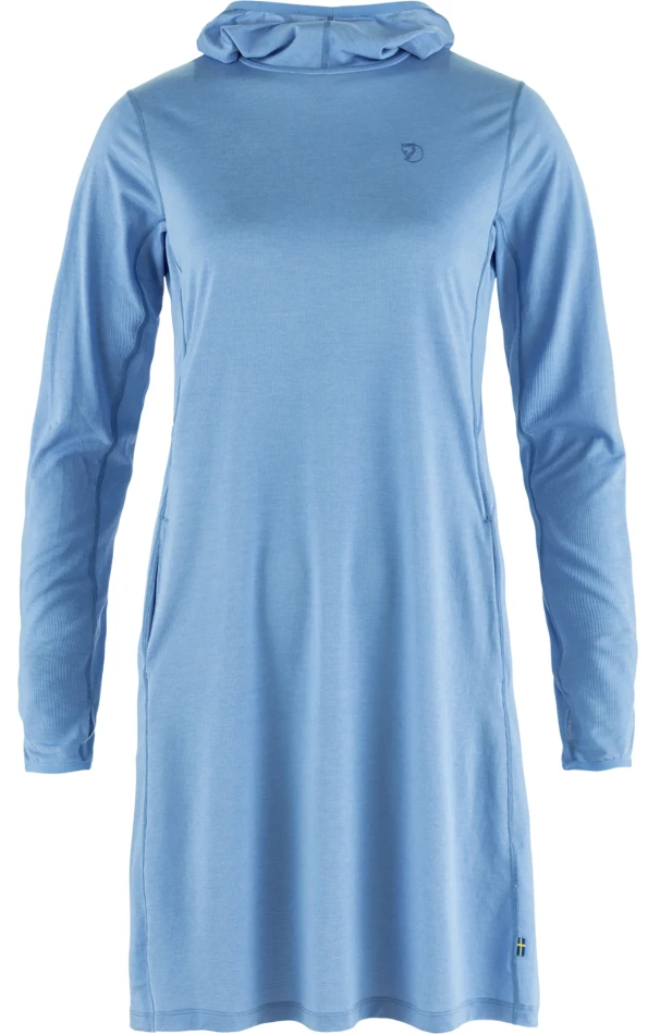 Fjallraven Abisko Sun Hoodie Dress W, kolor: 537 - Ultramarine