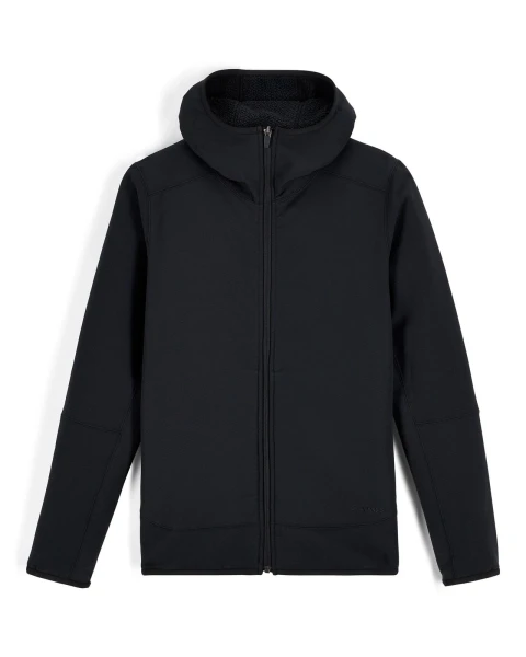 Ws Strata 330 Full-Zip Midlayer Hoody, kolor: 001 - Black