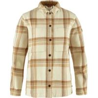 Fjallraven Singi Flannel Overshirt kolor: 113-196 - Chalk White-Dune Beige