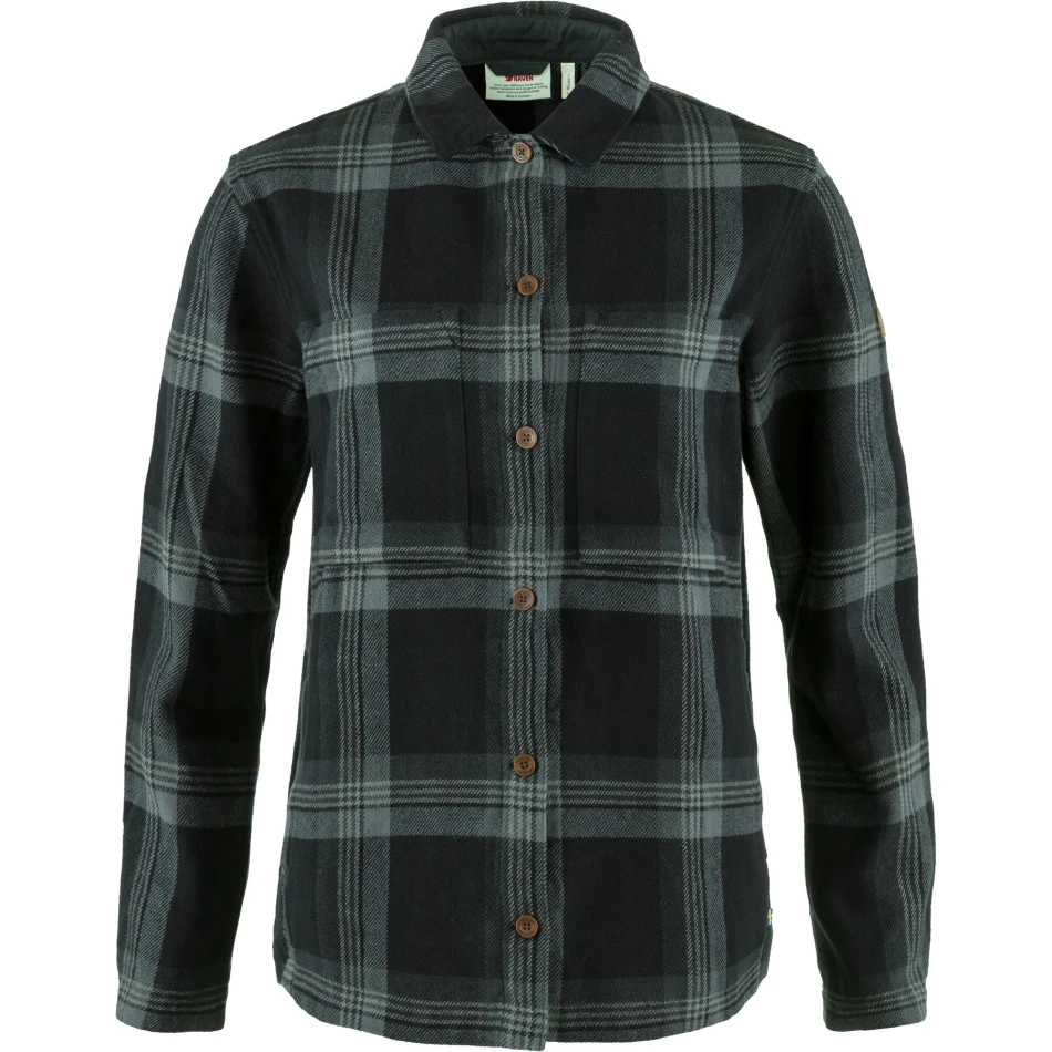 Fjallraven Singi Flannel Overshirt, kolor: 550-048 - Black-Iron Grey