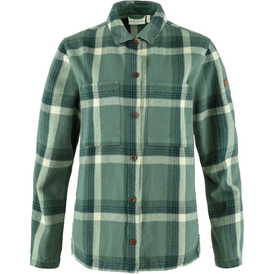 Fjallraven Singi Flannel Overshirt kolor: 614-679 - Patina Green-Deep Patina