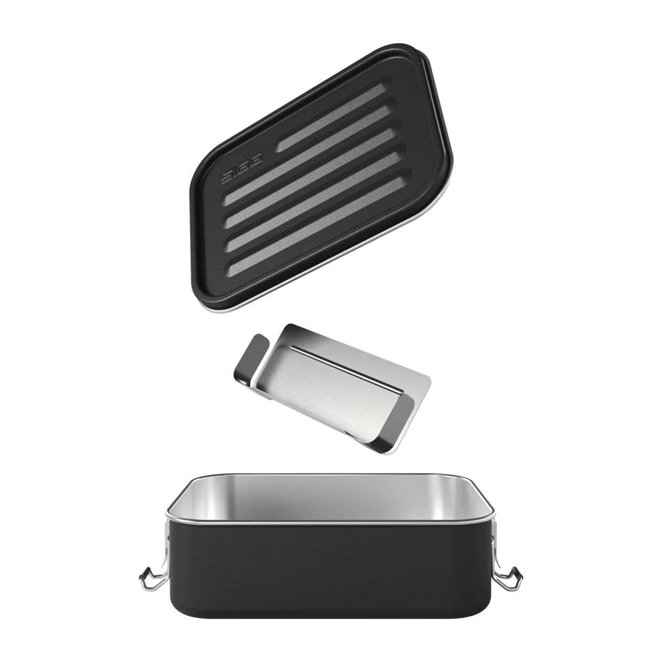 SIGG Gemstone Lunchbox, kolor: Obsidian