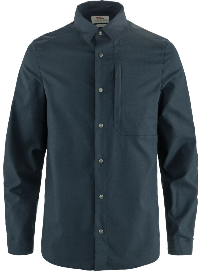 Fjallraven Keb Trekking Shirt LS, kolor: 555-555 - Dark Navy-Dark Navy