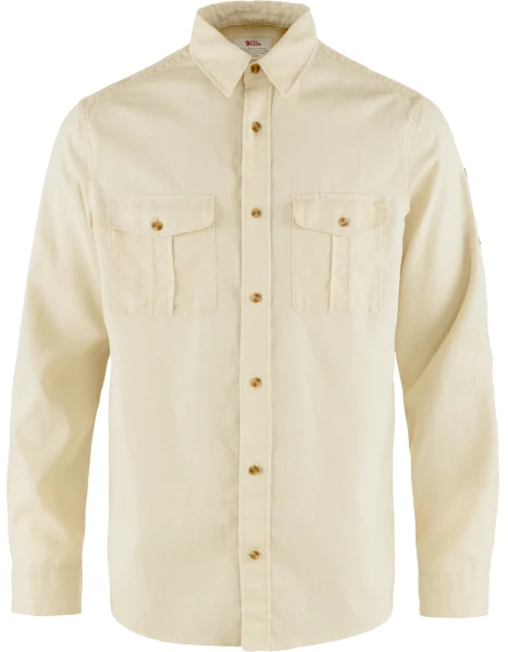 Fjallraven Ovik Travel Shirt LS, kolor: 113 - Chalk White