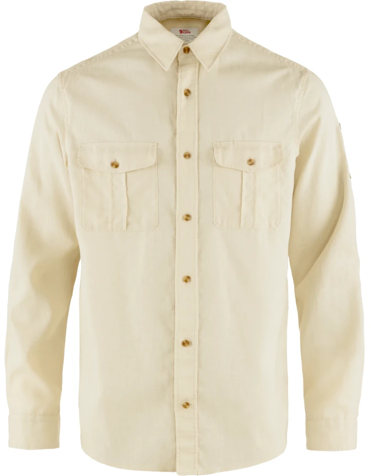Fjallraven Ovik Travel Shirt LS, kolor: 113 - Chalk White