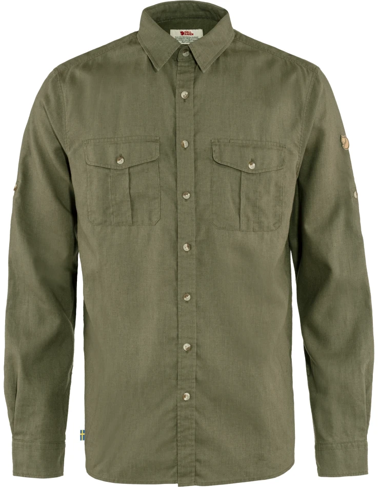 Fjallraven Ovik Travel Shirt LS, kolor: 620 - Green