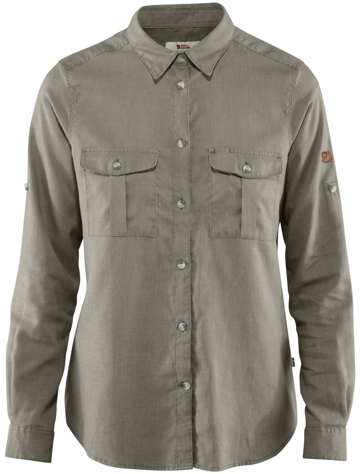 Fjallraven Ovik Travel Shirt LS W, kolor: 021 - Fog