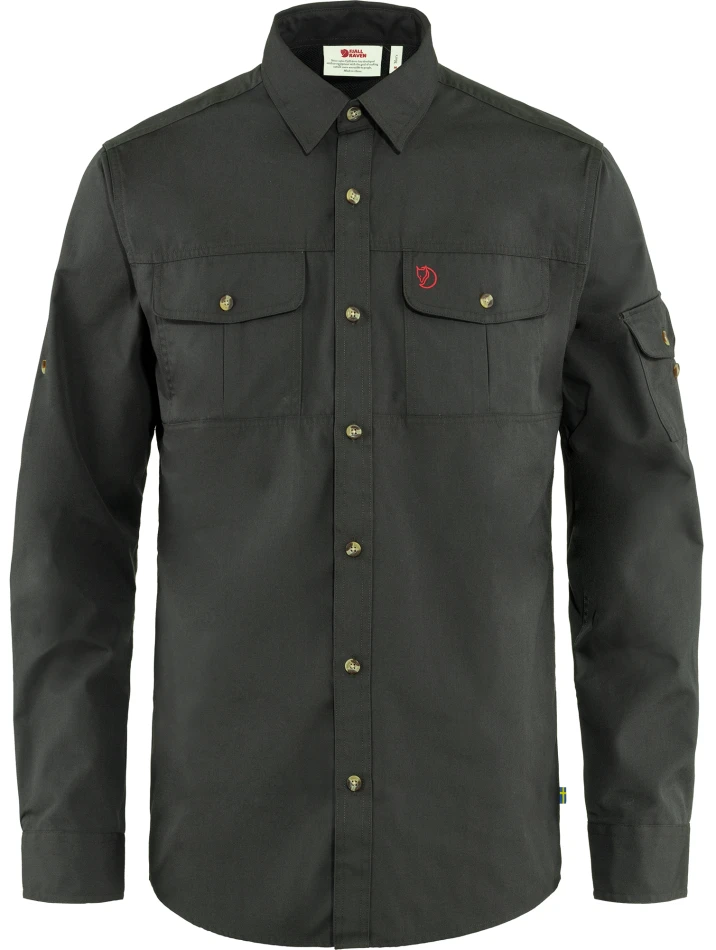 Fjallraven Singi Trekking Shirt LS, kolor: 030 - Dark Grey