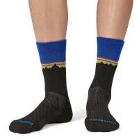 Merino Wool Blend Crew Socks, kolor: CFZV - Classic Fitz Roy Viking Blue - 3