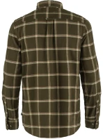 Ovik Comfort Flannel Shirt, kolor: 633-195 - Dark Olive-Sand Stone