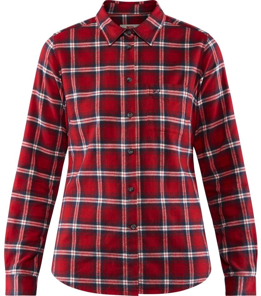 Fjallraven Ovik Flannel Shirt W, kolor: 325 - Deep Red