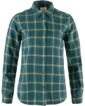 Fjallraven Ovik Flannel Shirt W, kolor: 574-679 - Deep Sea-Patina Green