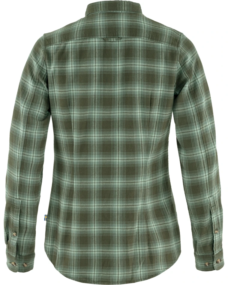Fjallraven Ovik Flannel Shirt W, kolor: 662-614 - Deep Forest-Patina Green