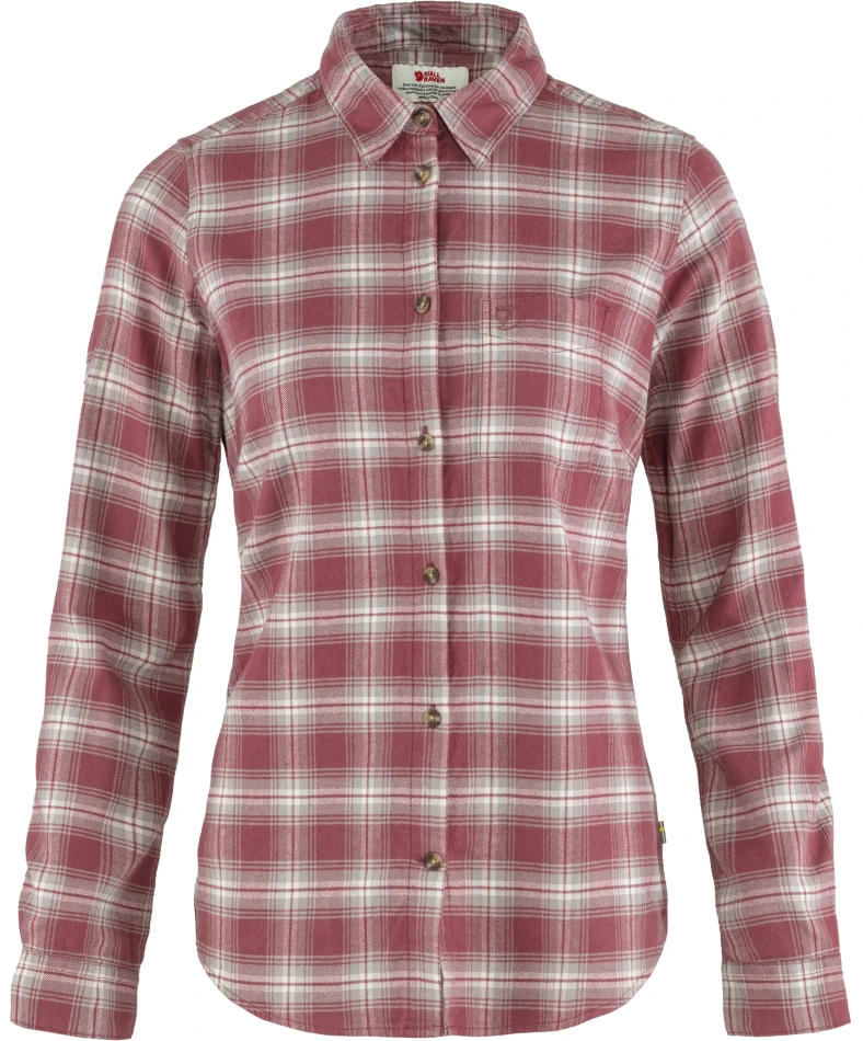 Fjallraven Ovik Flannel Shirt LS W, kolor: 410-021 - Mesa Purple-Fog