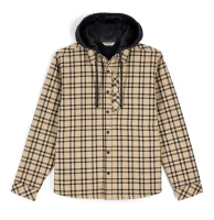 Coldweather Hooded Shacket, kolor: 1364 - Wakemup Plaid Cork