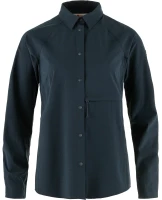 Fjallraven Abisko Trekking Shirt W, kolor: 555 - Dark Navy
