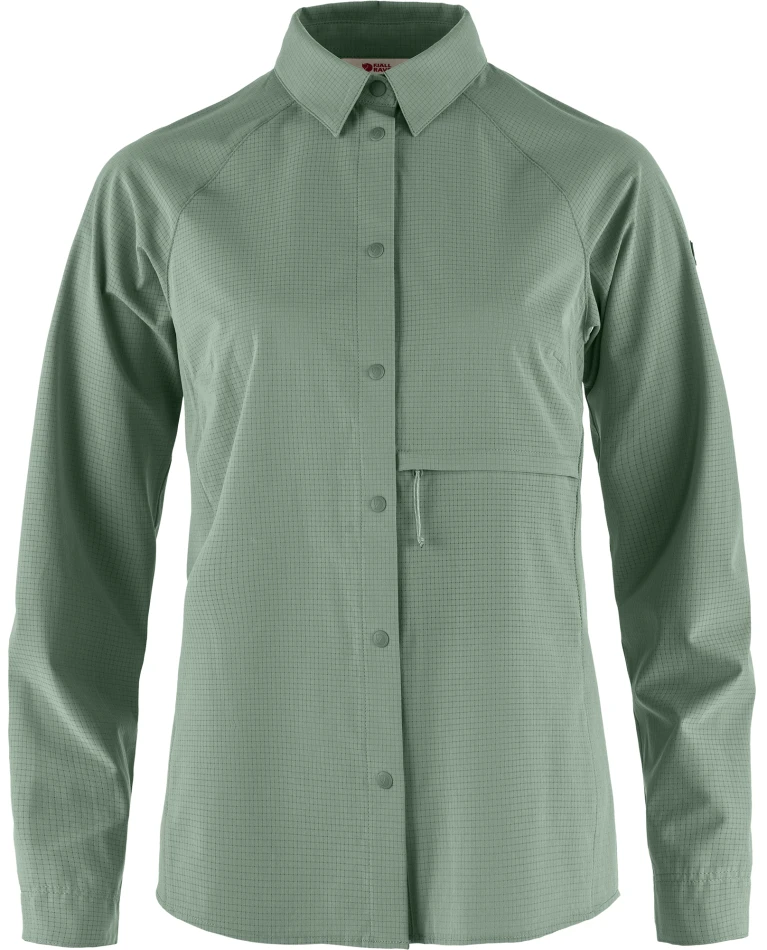 Fjallraven Abisko Trekking Shirt W, kolor: 614 - Patina Green, 1