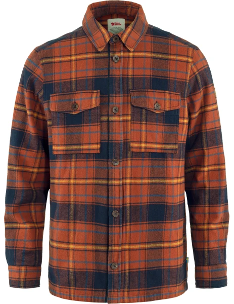 Fjallraven Ovik Lite Padded Shirt, kolor: 215-555 - Autumn Leaf-Dark Navy