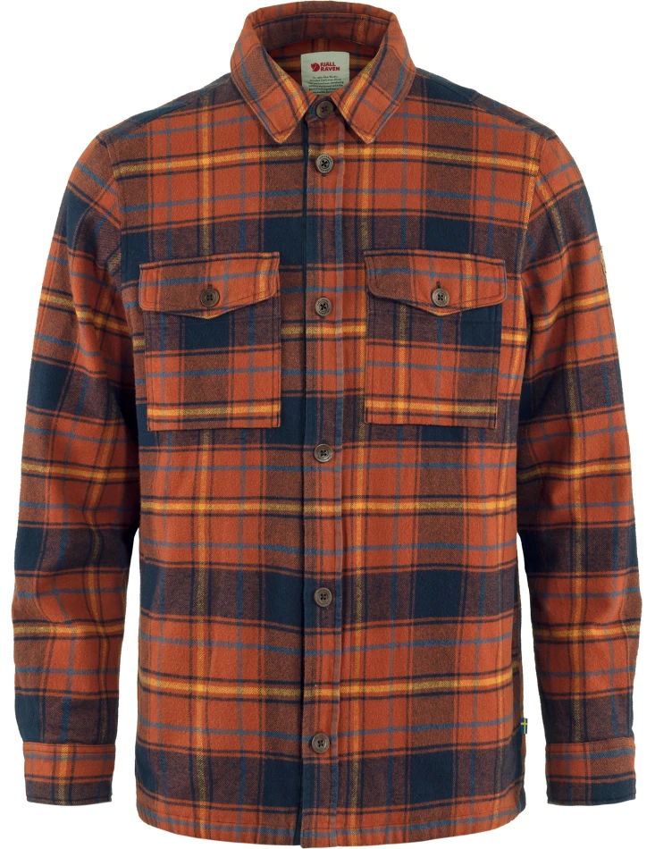 Fjallraven Ovik Lite Padded Shirt, kolor: 215-555 - Autumn Leaf-Dark Navy
