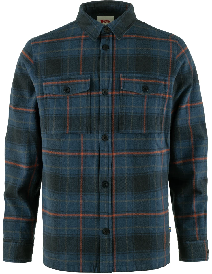 Fjallraven Ovik Lite Padded Shirt, kolor: 555-534 - Dark Navy-Indigo Blue