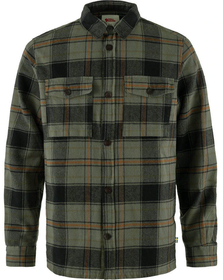 Fjallraven Ovik Lite Padded Shirt, kolor: 662-550 - Deep Forest-Black