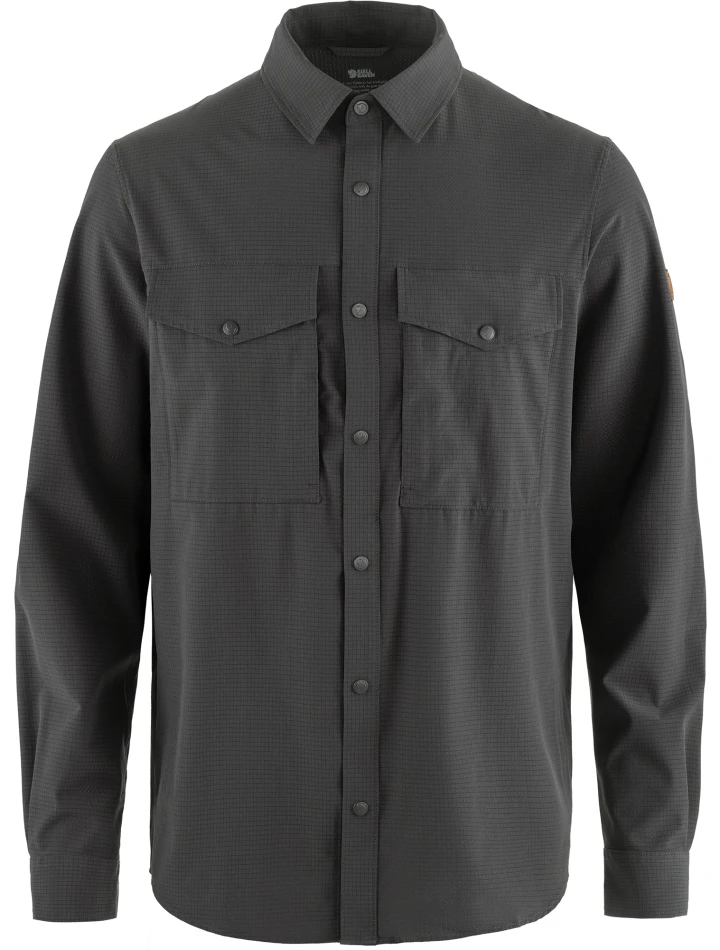 Fjallraven Abisko Trekking Shirt, kolor: 030 - Dark Grey