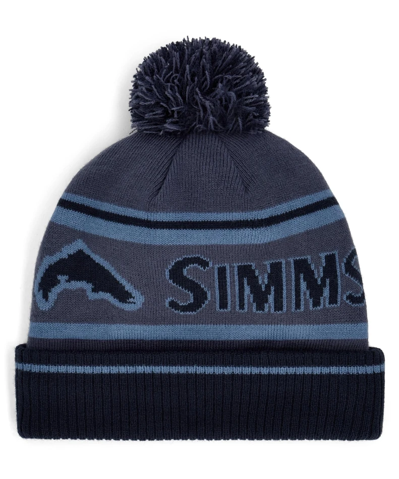 Tip-Up Pom Beanie, kolor: 1163 - Huckleberry 1