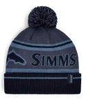 Tip-Up Pom Beanie, kolor: 1163 - Huckleberry