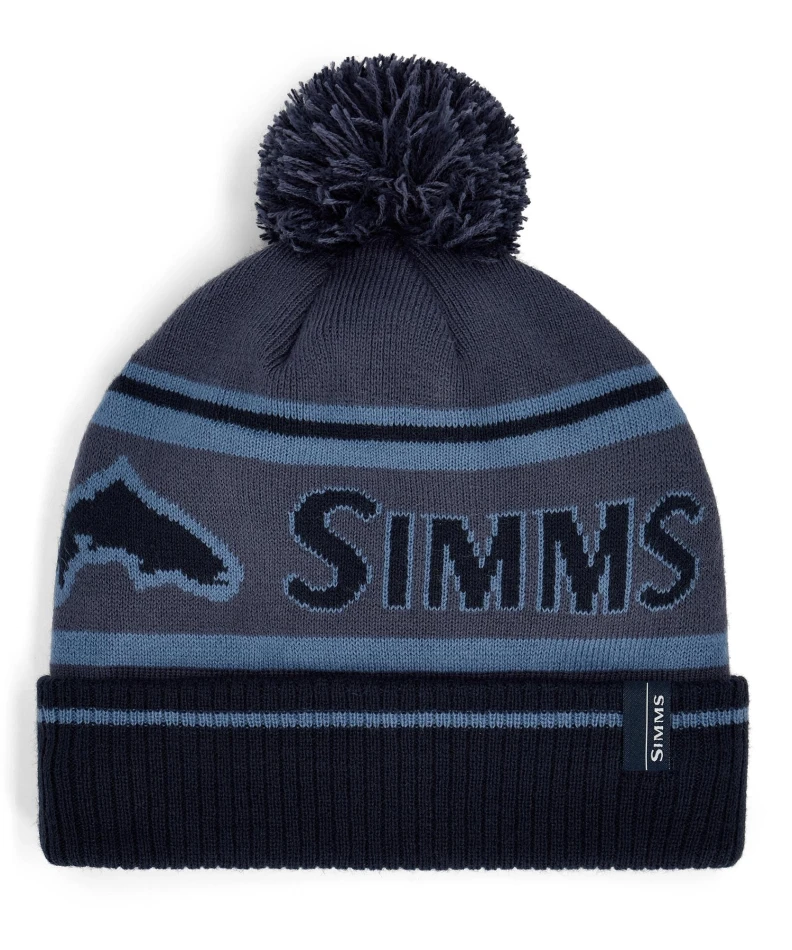 Tip-Up Pom Beanie, kolor: 1163 - Huckleberry