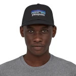 P-6 Logo Trucker Hat, kolor: BLK - Black - 5