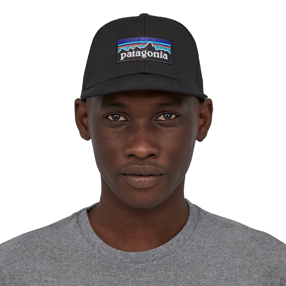 P-6 Logo Trucker Hat, kolor: BLK - Black - 5